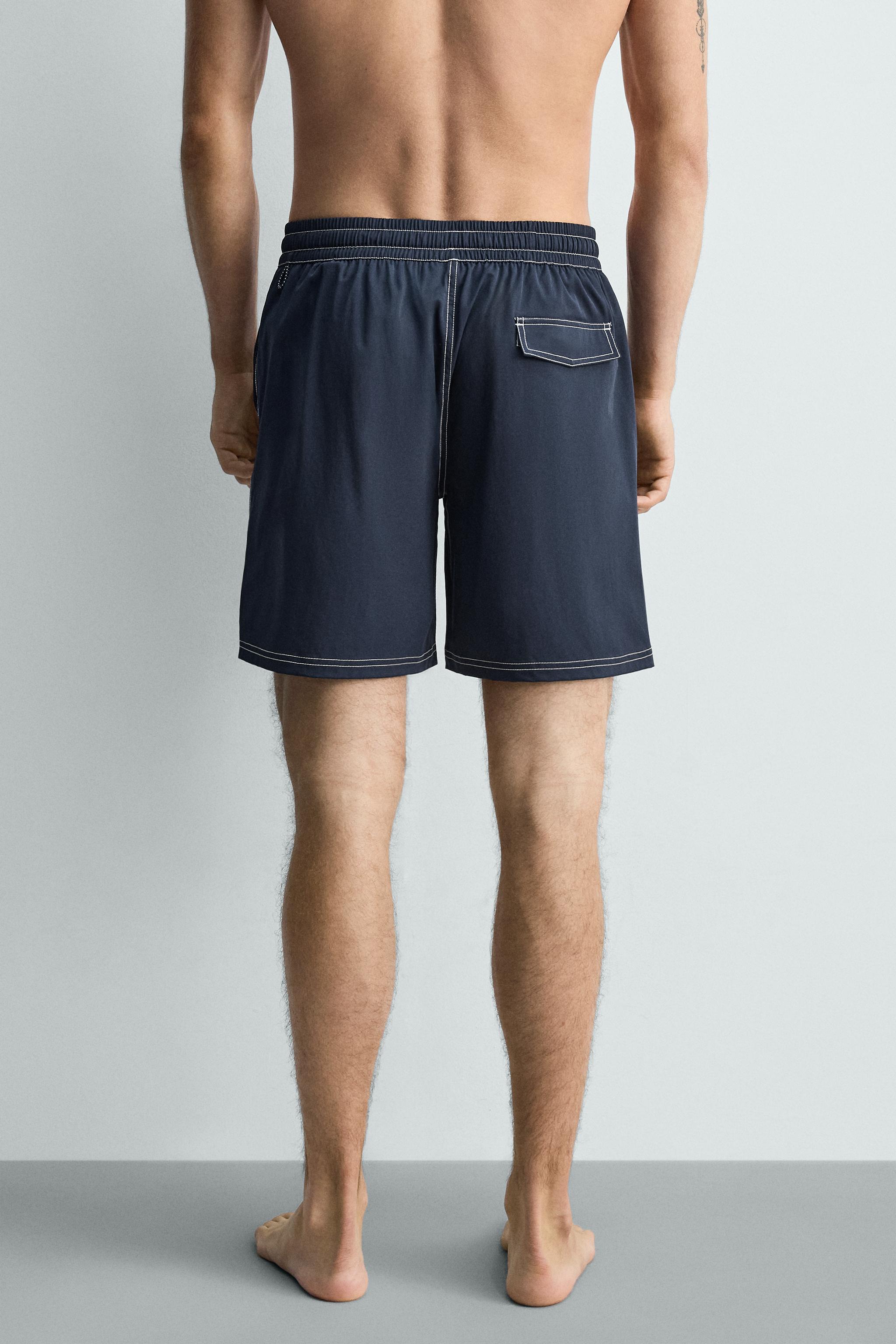 MAILLOT DE BAIN LONG SURPIQÛRE CONTRASTE